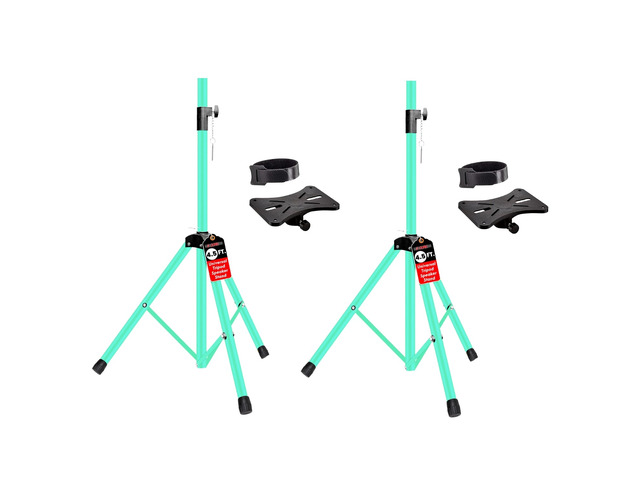 5 Core Speaker Stand Pair Height Adjustable 54' Heavy Duty PA DJ Tripod Studio Monitor Stands