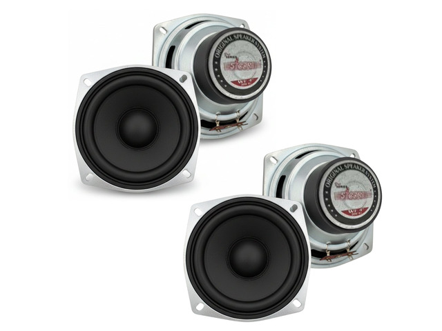 5 Core 4 Inch Subwoofer Pair 200W Car Audio Sub Woofer 4 Ohm Deep Bass Replacement Loud Speaker