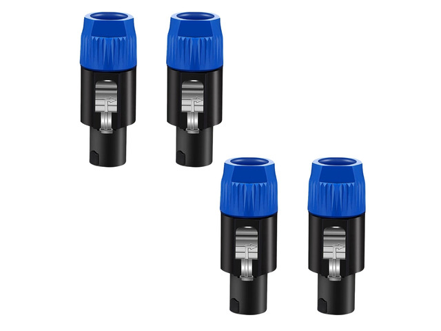 5Core Speakon Adapter High Quality Audio Jack Male Audio Pin Speaker Adapter Connector