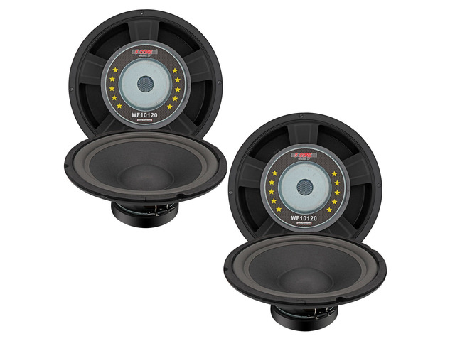 5 Core 10' Subwoofer 2Pc 600W PA DJ Sub Woofer Speaker 8Ohm Deep Bass Audio Replacement Loud Speaker