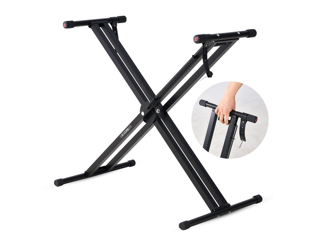 5 Core Keyboard Stand Height Adjustable One Hand Trigger Quick Release Portable Key Board DJ Stands
