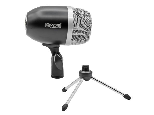 5 Core Drum Mic High Sensitivity Snare Tom Instrument Microphone with Dynamic Moving Coil Uni-Directional Pick Up Pattern Swivel Mount Durable...