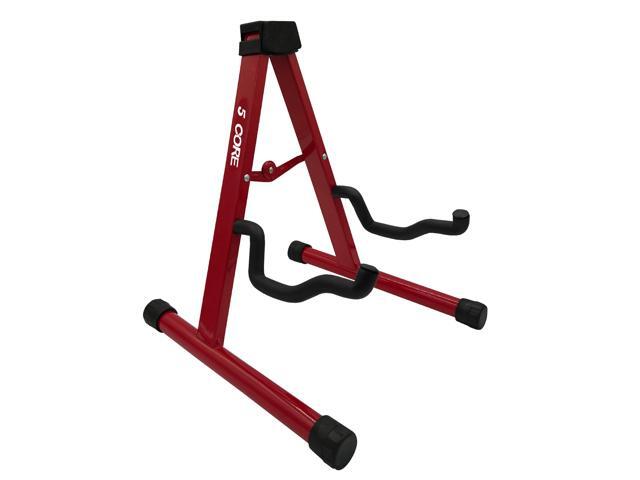 5 Core Guitar Stand A Frame Shape w Soft Foam Arms Non Slip Rubber Supports Acoustic Electric Bass Ukulele Banjo for School Studio Stage Concerts...