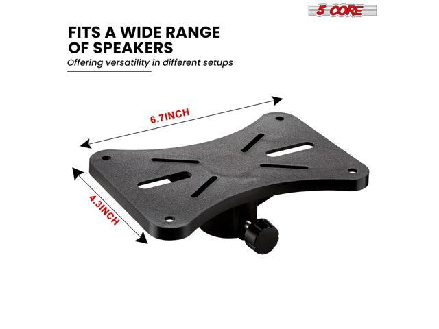 5 Core Adjustable Speaker Stand Tripod Height 40 to 72 Inches, Max Load 100 lbs Heavy Duty Portable PA DJ Studio Monitor Mount w 35mm Compatible...
