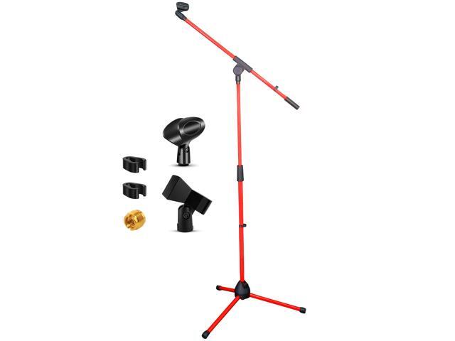 5 Core Tripod Mic Stand Adjustable Holder Floor Microphone Boom Arm