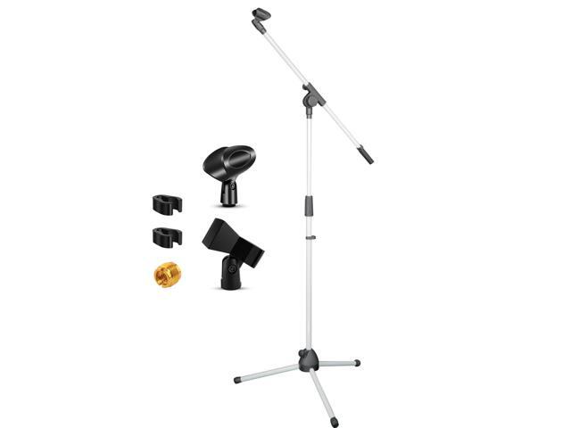 5 Core Tripod Mic Stand Adjustable Holder Floor Microphone Boom Arm