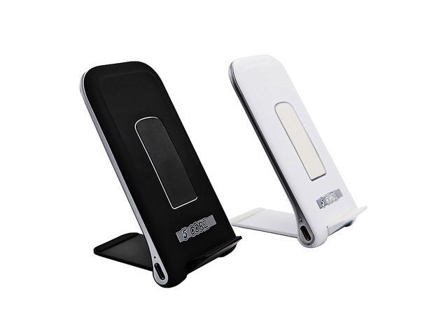 5 Core Fast Wireless Charger 2 Pieces 10W Fast Wireless Charging Station with Sleep-Friendly Adaptive Light/Compatible with Samsung Galaxy S21 S20...