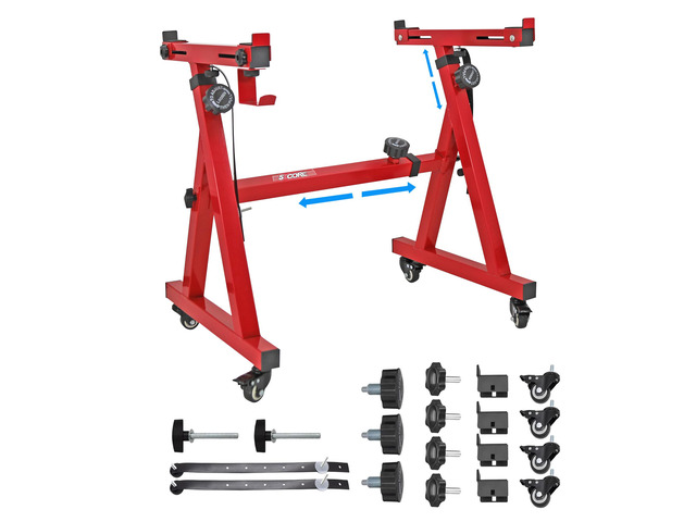 5 CORE Keyboard Stand Riser Z Style Height Width Adjustable Portable Heavy Duty Music Stands Holder for Kids and Adults Fits 54 to 88 Key Electric...