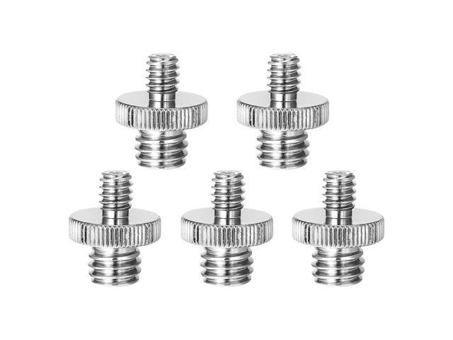 5 Core 3/8 to 1/4 Adapter 5Pcs Camera Mount Durable Tripod Screw Adapter for DSLR Monopod Microphone & Lighting 1/4 to 3/8 Screws Set - 1/4M-3/8M...