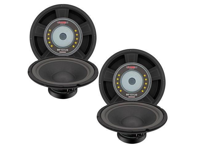 5 Core 10 Inch Subwoofer pair 600W Car Audio Sub Woofer 4 Ohm w Deep Bass Replacement Loud Speaker