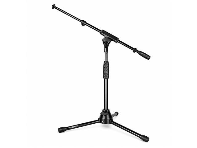 5 Core Mic Stand Floor Adjustable Short Tripod Microphone Stands w Telescoping Boom Arm