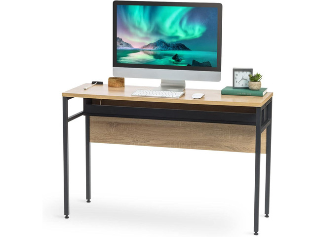 IRIS USA Office Computer Desk Table with Organizer and Cable Tray