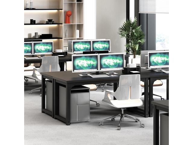 NSdirect 63 inch Computer Desk,Modern Simple Style PC Table Office Desk Wide Workstation for Study Writing,Gaming and Home Office,Extra 1' Thicker...