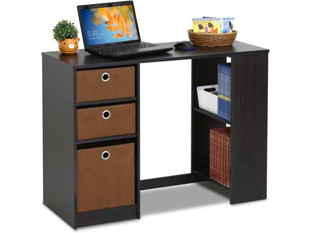 FURINNO Computer Study Writing Desk, Espresso, Model:15110EXBR