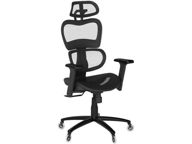 Nouhaus Ergo3D Ergonomic Office Chair Lumbar Support Mesh Office Chair with 4D Adjustable Armrest, Adjustable Headrest and Wheels, Mesh High Back...