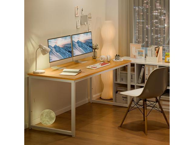 Zeny Modern Simple Office Desk - 55 Inch Gaming & Writing Desk for PC, Laptop & Study