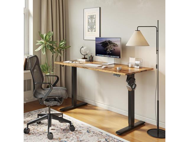 Agilestic Electric Standing Desk, 48 x 24 Inches Height Adjustable Desk, Sit Stand up for Work Office Home, Ergonomic Rising Computer Table with...