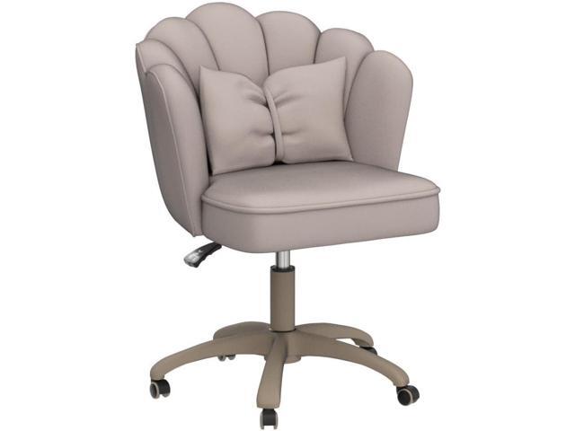 Office Chair Cute Petal Desk Chair, Modern Fabric Home Butterfly Chairs Height Adjustable Chair Makeup Chairs Computer Chairs