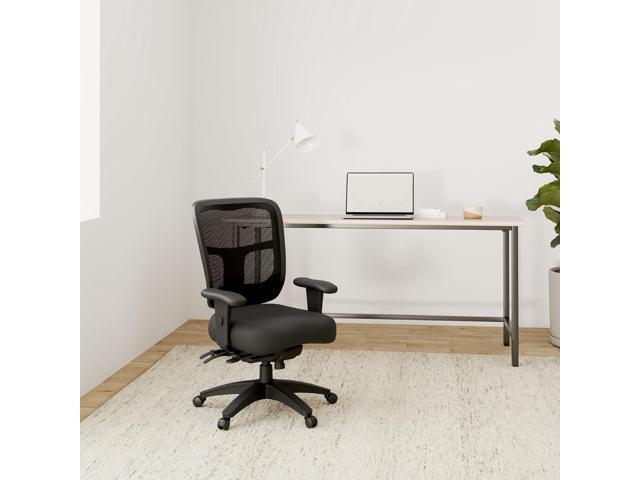 Office Star ProGrid Breathable Mesh Manager's Office Chair with Adjustable Seat Height, Multi-Function Tilt Control and Seat Slider, Mid Back, Coal...