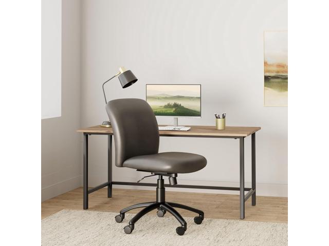 Safco Products High Back Big and Tall Swivel Desk Task Office Chair, 27' W x 30-1/4'D x 40-3/4-44-3/4' H, 500 lbs. Weight Capacity, for...