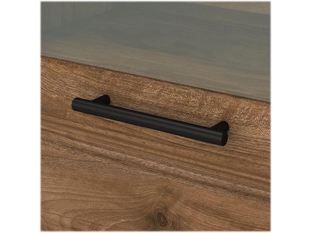 Bush Furniture Somerset Desk Hutch, Attachment with Shelves and Cabinets for Home Office, 72W, Fresh Walnut
