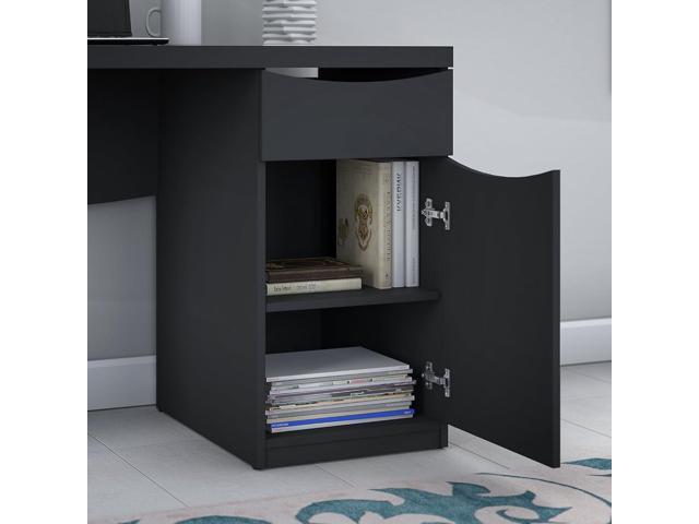 Bush Business Furniture Montrese Computer Desk, Classic Black