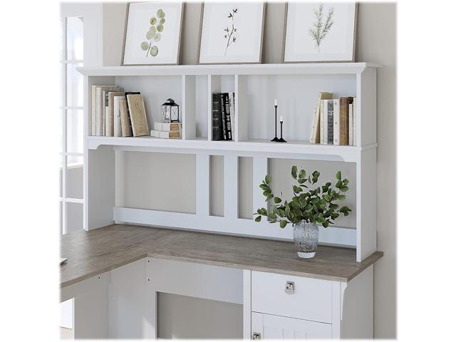 Salinas Casual Hutch for L-Shaped Desk, Pure White