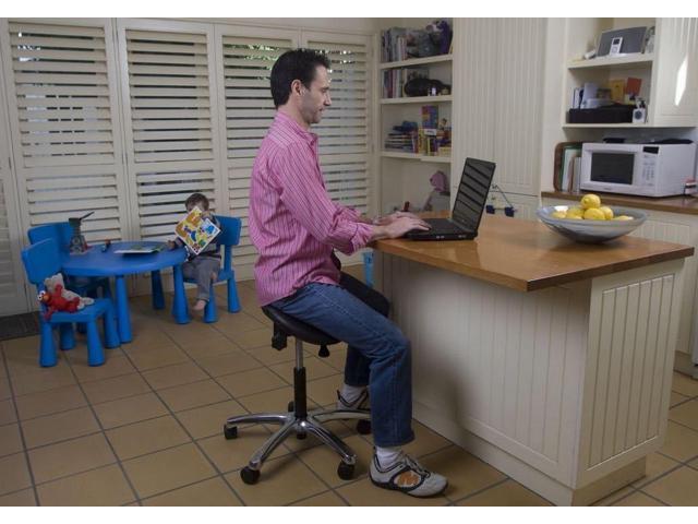 Jobri BetterPosture Saddle Chair Multifunctional Ergonomic Back Posture Stool with Tilting Seat Reduce Pressure on Lower Back and Improve Posture...