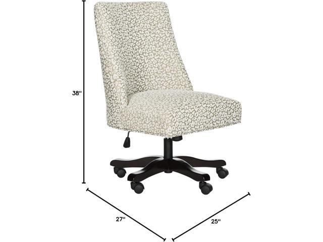 Safavieh Mercer Collection Scarlet Ginger Desk Chair, Grey