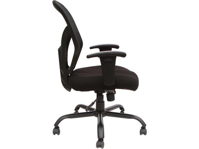 Lorell Soho Big & Tall Black Mesh Back Chair
