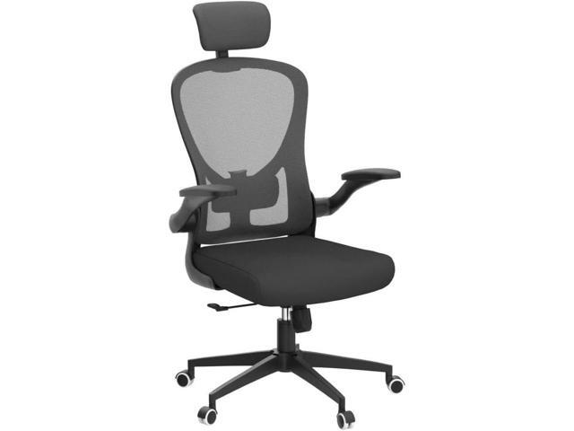 Drafting Chair, Ergonomic Tall Office Chairs for Standing Desk, Home Office Desk Chair with Lumbar Support and Adjustable Flip-up Armrests &...