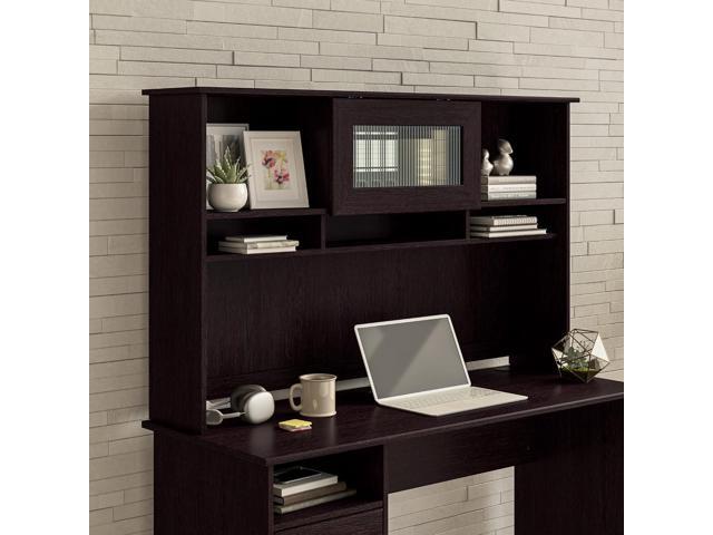 Bush Furniture Cabot 60W Hutch, Espresso Oak