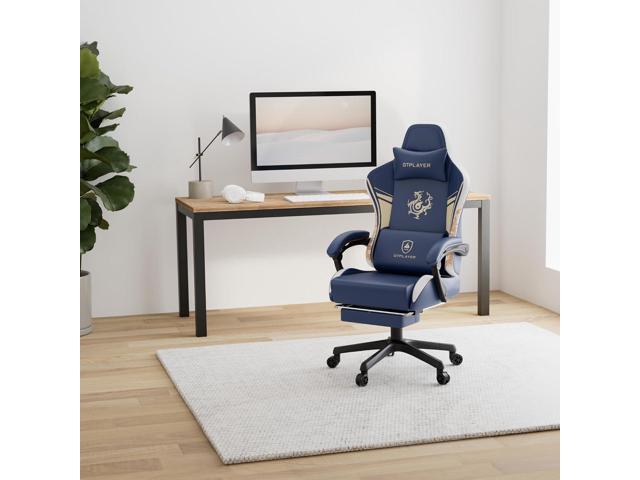 GTPLAYER Gaming Chair with Bluetooth Speakers and Footrest, Dragon Series Video Game Chair Heavy Duty, Ergonomic, Esports Computer Office Chair...