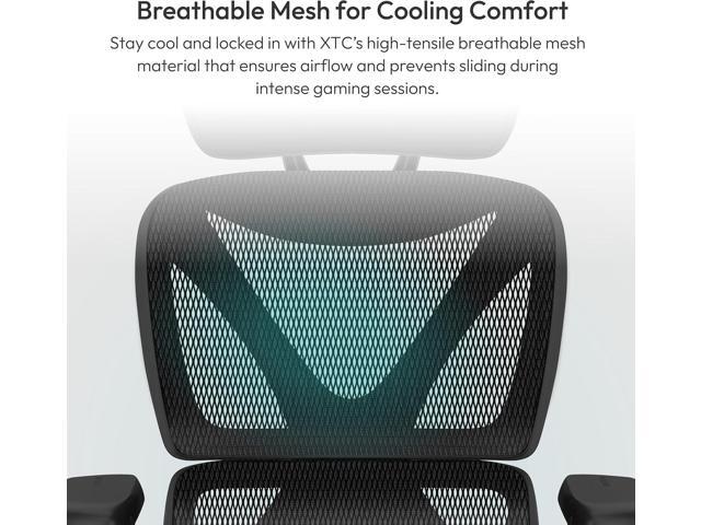 XTC Mesh Ergonomic Chair Black ThunderX3
