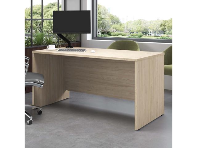Bush Business Furniture Studio C 60W x 30D Office Desk in Natural Elm, Computer Table for Home or Professional Workspace