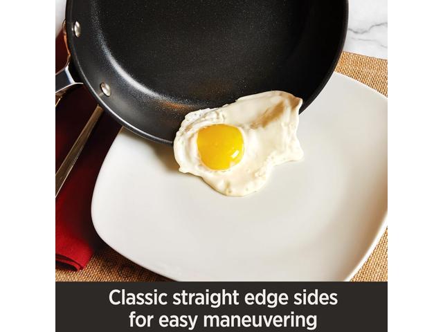 All-Clad HA1 Hard Anodized Non Stick Fry Pan Set 2 Piece, 8, 10 Inch, Induction, Oven Broiler Safe 500F, Pots and Pans Set, Kitchen Frying Pans,...