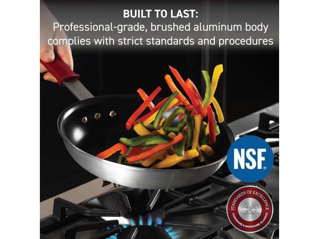 T-fal Professional VX3 Brushed Nonstick with Stainless Steel Handle Fry Pan 10 Inch, Oven Broiler Safe 400F Cookware, Pots and Pans, Restaurant...