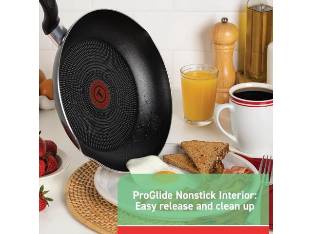 T-fal Specialty Nonstick Saute Pan with Glass Lid 5 Quart, Oven Broiler Safe 350F, Cookware, Deep Frying Pan with Handle, Skillet, Kitchen, Pots...