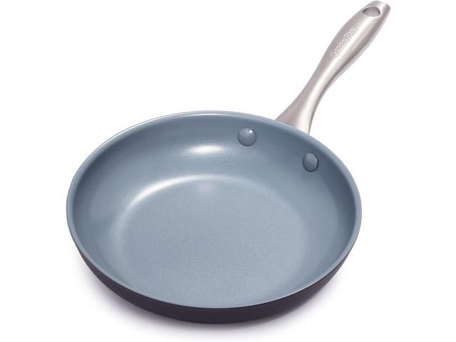 GreenPan Lima Ceramic Hard Anodized 8' Frying Pan Skillet Nonstick, PFAS/PFOA-Free Nontoxic Pots and Pans, Oven & Broiler Safe, Stainless Steel...