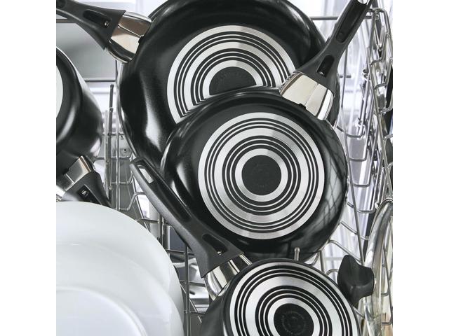 Farberware Dishwasher Safe Nonstick Jumbo Cooker/Saute Pan with Helper Handle - 6 Quart, Black