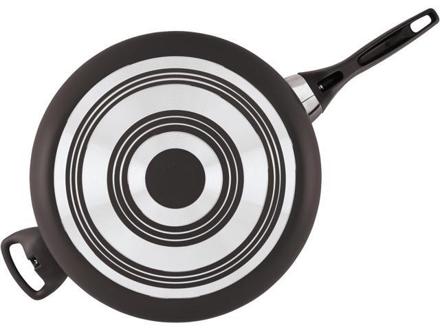 Farberware Dishwasher Safe Nonstick Jumbo Cooker/Saute Pan with Helper Handle - 6 Quart, Black