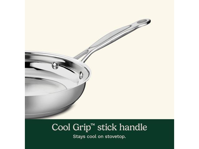 Cuisinart 722-20 8-Inch Chef's-Classic-Stainless-Cookware-Collection, 8', Open Skillet