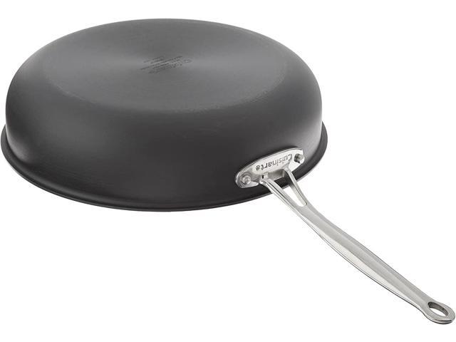 Cuisinart 12-Inch Deep Fry Pan w/Cover, Chef's Classic Nonstick Hard Anodized Collection, 622-30DFP1