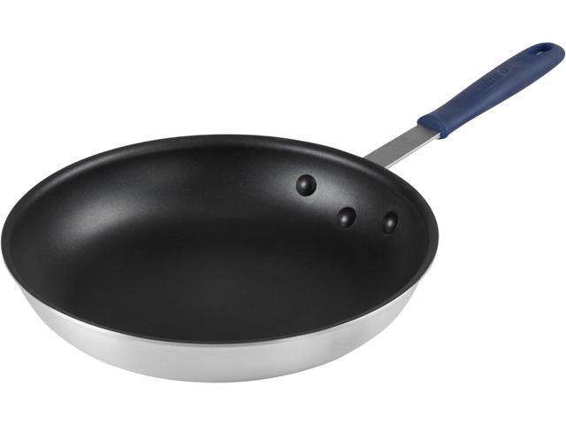 Winco Commercial-Grade Aluminum Fry Pan with Stay Cool Handle, Induction Compatible, Non-Stick Finish, 12'