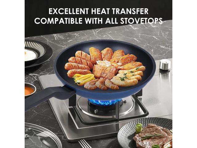 Nonstick Frying Pan Skillet,8 Inch Frying Pan Skillet,Egg pans,Omelette Pan,PFOA Free,Kitchen Pots Induction Pot