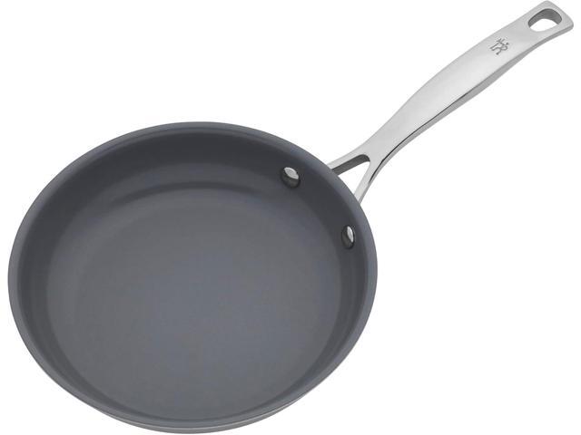 HENCKELS Clad H3 8-inch Induction Ceramic Nonstick Frying Pan, Stainless Steel, Durable and Easy to clean