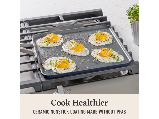 Calphalon Premier Ceramic Nonstick 11' Square Griddle, Midnight Blue