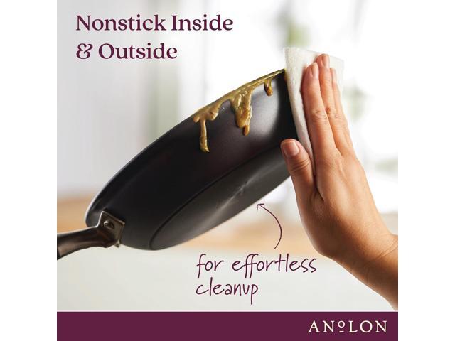 Anolon Advanced Home Hard Anodized Nonstick Crepe Pan, 9.5 Inch - Moonstone