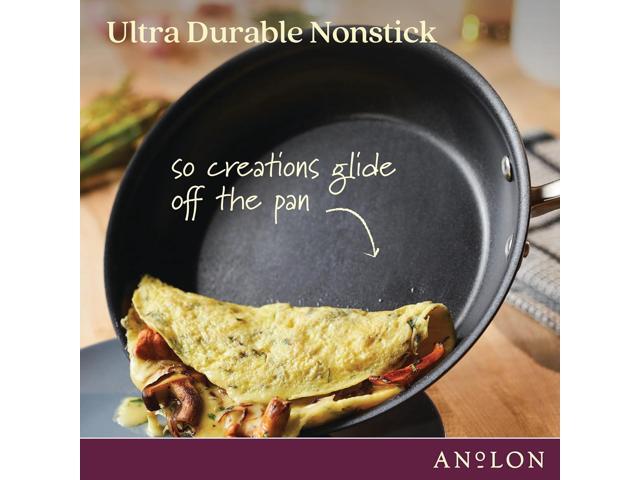 Anolon Advanced Home Hard Anodized Nonstick Crepe Pan, 9.5 Inch - Moonstone