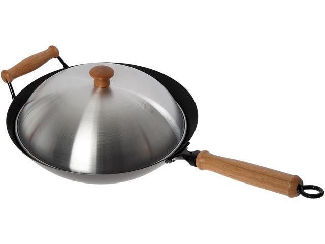 Joyce Chen 22-9938, Pro Chef 14 Inch 10 Piece Excalibur Non-Stick Wok Set